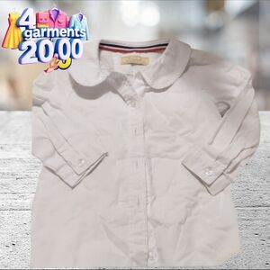 Leveret White girls dress shirt size 2